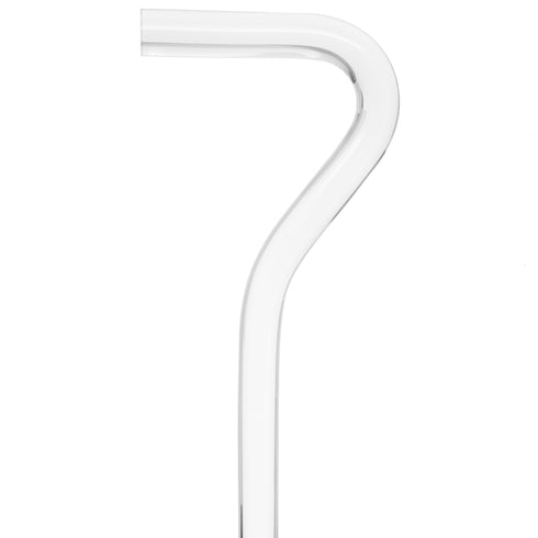 "Crystal Clarity" Cane: Invisible & Translucent Shaft