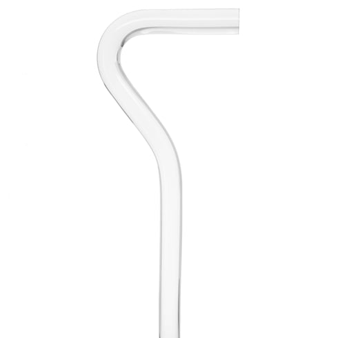 "Crystal Clarity" Cane: Invisible & Translucent Shaft