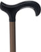 Limited single item listing: Champagne derby cane with black handle