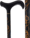 Limited single item listing: Black Derby cane w/ Gold swirl Design