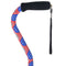 Limited single item listing: American Flag Adjustable Offset Walking Cane
