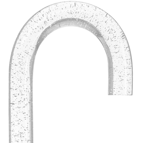 Clear Silver Luminance: Sparkle-Infused, Invisible Clear Shaft