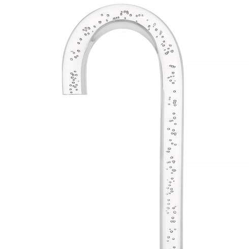 "Bubbles In Ice" - Exquisite Bubblé Elegance: A Translucent Crystal Shaft With Captivating Bubbles