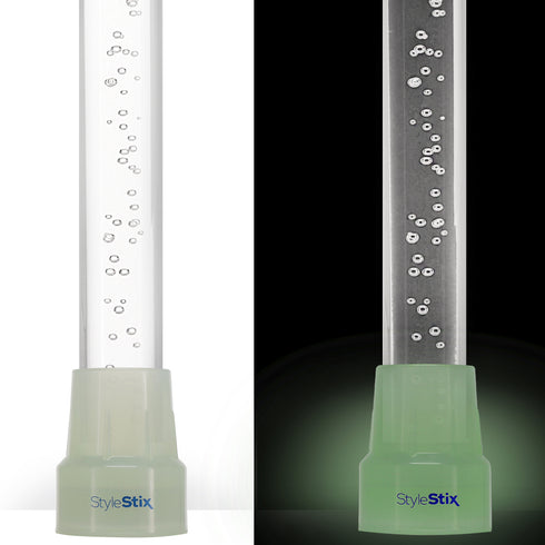 "Bubbles In Ice" - Exquisite Bubblé Elegance: A Translucent Crystal Shaft With Captivating Bubbles