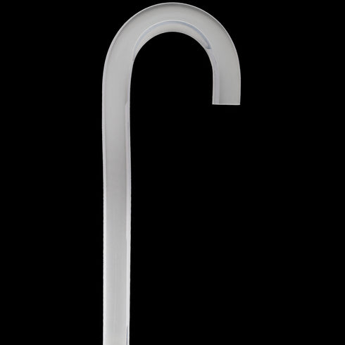 "Crystal Clarity" Cane: Invisible & Translucent Shaft