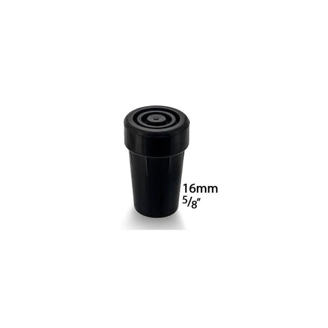 Add a Durable Black Steel Inserted Rubber Tip 16mm to Your Order