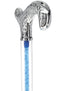 Color Crystal Elegance Chrome Derby Cane with Invisible Acrylic Shaft Options