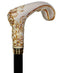 Igor Ivory Flowers Artisan Intricate Handcarved Cane
