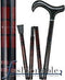 Royal Canes Carbon Fiber Plaid Derby Walking Cane With Folding Adjustable Carbon Fiber Shaft
