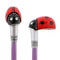 Lady Bug Lola Signature Carbon Fiber Walking Cane - 1 Purple Shaft