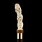 Carved Cycle of Life: Skull/Snake Bone Handle Cane - Limited Supply