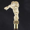 Cycle of Life Skull/Snake Bone Handle Walking Cane w/Custom Shaft and Collar