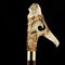 Embrace Elegance: Eagle/Lion Bone Handle Walking Cane with Custom Shaft and Collar