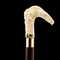 Natures Wildlife Pack Intricate Handcarved Bone Handle Collector Cane w/Custom Shaft and Collar
