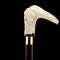 Natures Wildlife Pack Intricate Handcarved Bone Handle Collector Cane w/Custom Shaft and Collar