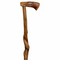 Natural Spiral Vine Twisted Wood Walking Cane - 35.5"