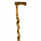 Natural Spiral Vine Twisted Wood Walking Cane - 36"