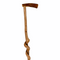 Natural Spiral Vine Twisted Wood Walking Cane - 35"