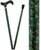 Carbon Canes Lucky 4-Leaf Clover - Folding Carbon Fiber Derby Walking Cane - 2 Piece
