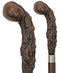 Comoys Brown Knob Imitation Wood Handle Cane -Italian Handle w/Custom Shaft and Collar