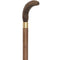 Comoys Brown King Cobra Imitation Wood Handle - Italian Handle w/Custom Shaft and Collar