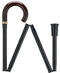 Fashionable Canes Crook Handle Non-Adjustable Folding Cane