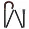 Fashionable Canes Crook Handle Non-Adjustable Folding Cane