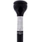 Fashionable Canes Black Beechwood Knob Handle W/ Pewter Leaf Collar