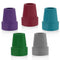 Colorful Designer 18mm Rubber Cane Tip - Choose Your Hue!