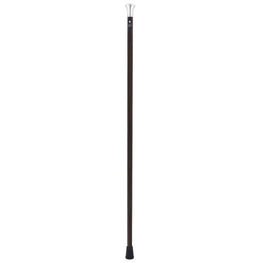 Fayet Silver Plated Sword-Gadget Flat Handle Walking Stick With Macassar Carbon Fiber Shaft