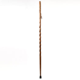 HandCrafted Sticks Coiled Oak Hiking Staff