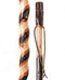 HandCrafted Sticks Entwined Hickory Hiking Staff