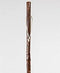 HandCrafted Sticks Natural Bark On Hickory Hiking Staff