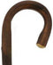 HARVY Chestnut, Turned & Flamed Tourist Walking Cane With Chestnut Shaft