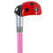 Ladybug Pink Shaft - Lola Signature LadyBug Carbon Fiber Walking Cane
