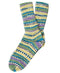 Made in Ireland Ladies Gorgeous Green Pattern Designer Irish Wool Country Socks