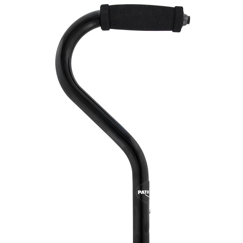 PathLighter Cane Adjustable Offset Handle Walking Cane With
