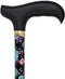 Royal Canes Midnight Bloom Standard Adjustable Cane