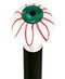 Royal Canes Green Iris Bloodshot Eye Round Knob Cane w/ Custom Wood Shaft & Collar