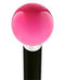 Royal Canes Hot Pink Round Knob Cane w/ Custom Wood Shaft & Collar