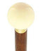 Royal Canes Vanilla Ivory Round Knob Cane w/ Custom Color Ash Shaft & Collar