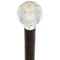 Royal Canes 8 Ball Clear Sparkle Round Knob Cane w/ Custom Wood Shaft & Collar