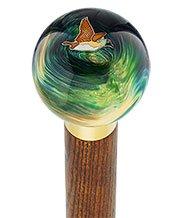 Royal Canes Flying Duck Camo Round Knob Cane w/ Custom Color Ash Shaft & Collar
