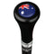 Royal Canes Australia Flat Top Walking Stick w/ Black Beechwood Shaft & Pewter Collar