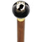 Royal Canes POW-MIA Black Round Knob Cane w/ Custom Color Ash Shaft & Collar