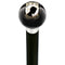Royal Canes POW-MIA Black Round Knob Cane w/ Custom Wood Shaft & Collar