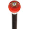 Royal Canes U.S. Coast Guard Red Round Knob Cane w/ Custom Wood Shaft & Collar