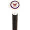 Royal Canes U.S. Navy White Round Knob Cane w/ Custom Wood Shaft & Collar