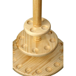 Royal Canes Round Walking Cane Stand- Pine Wood