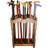 Royal Canes Square Cane Stand- Zebrano Wood